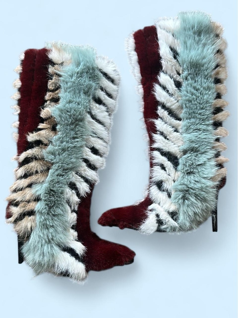 Azalea Wang Upsella Faux Fur Boots